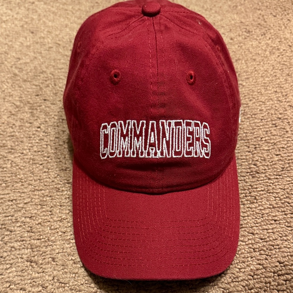 New Era Red Commanders Hat